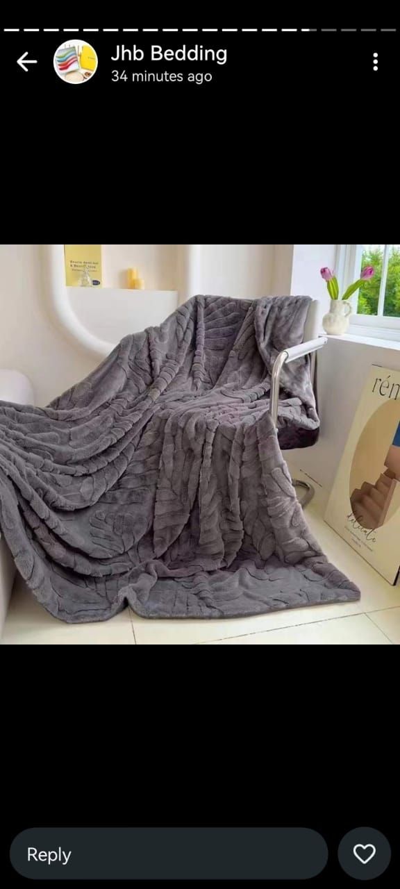 ZM FUX RABBIT BLANKET