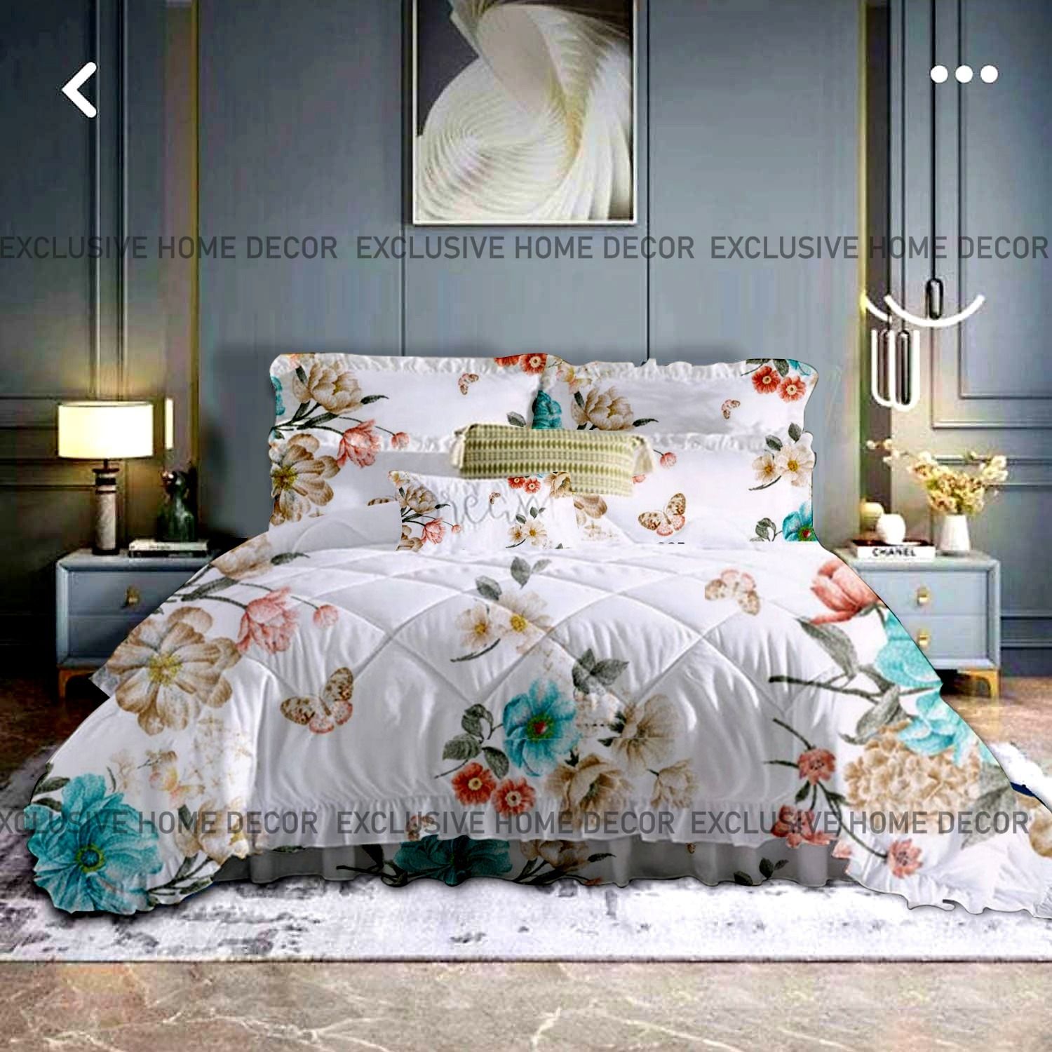 BRENDA FRILLED COMFORTER