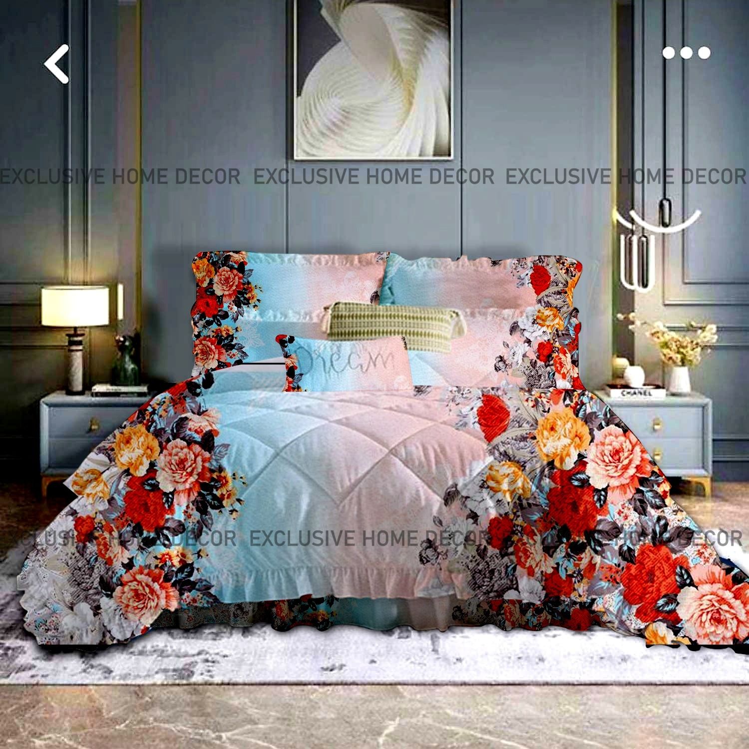 FRIEDA FRILLED COMFORTER