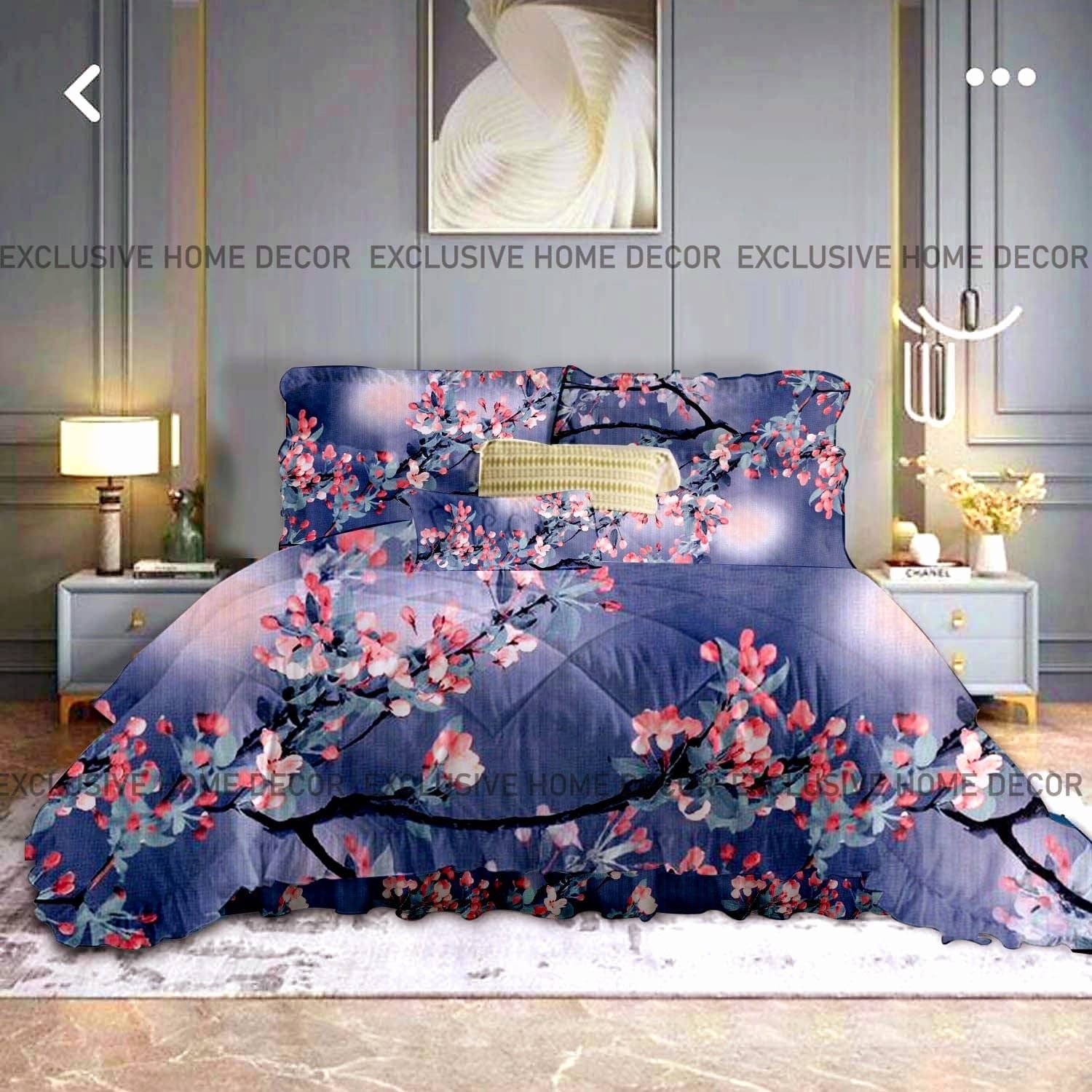 SPRING FRILLED COMFORTER