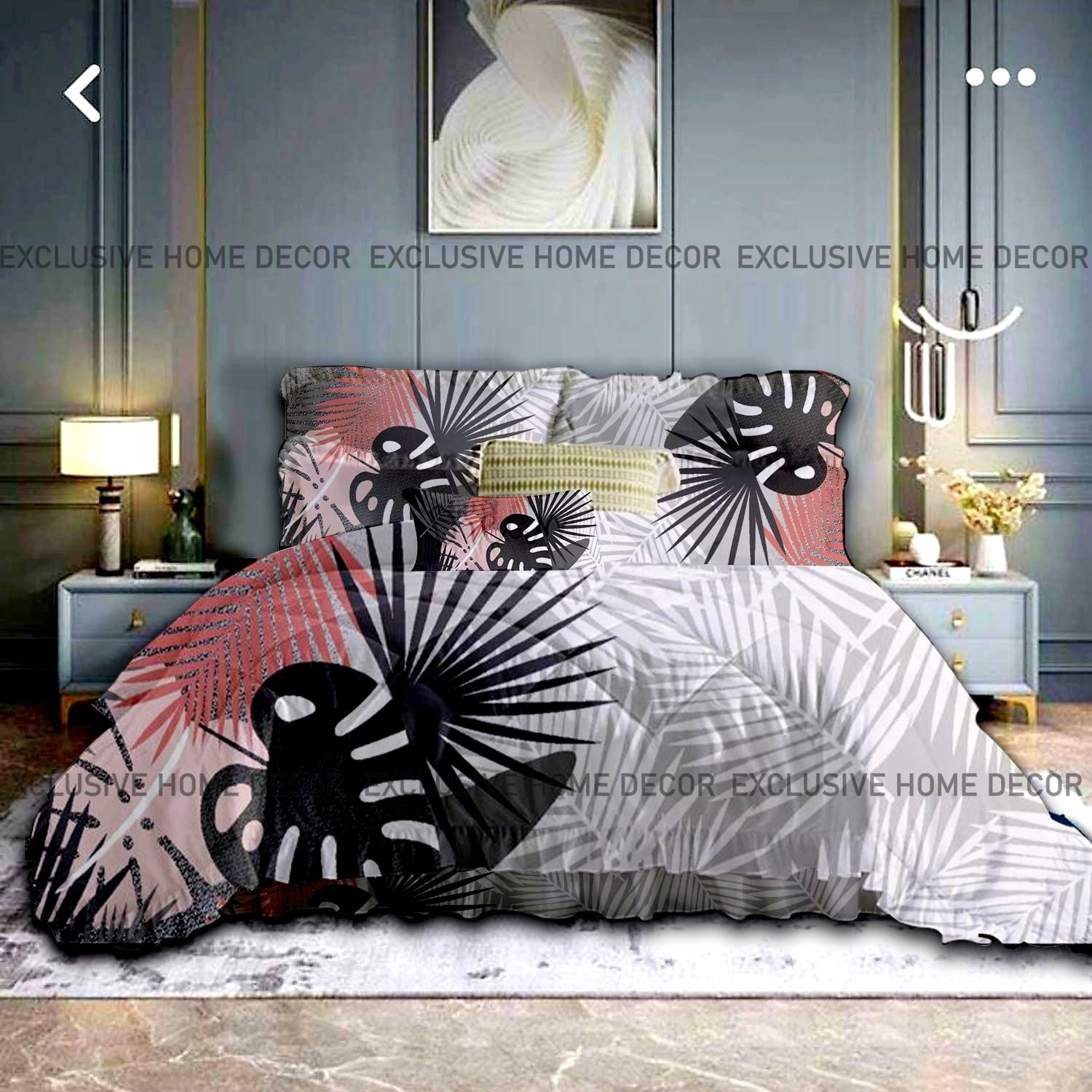 TROPICAL FRILLED COMFORTER