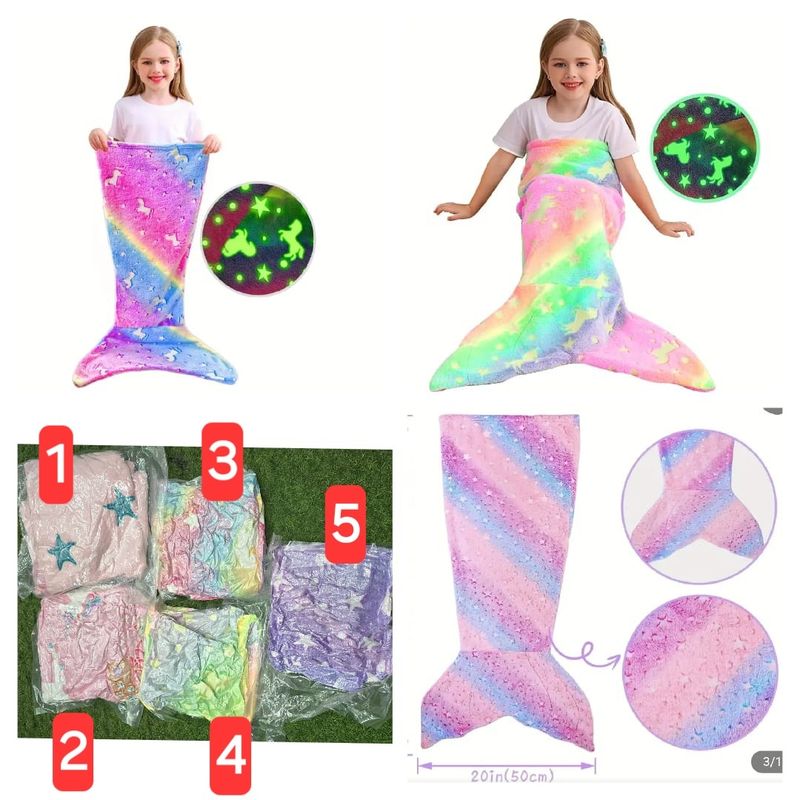MERMAID TAIL FLEECE
