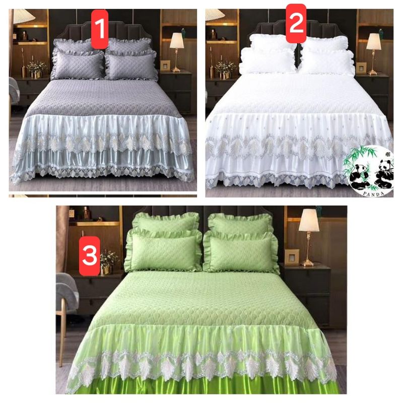 PRISH FRILLED QUILT SET