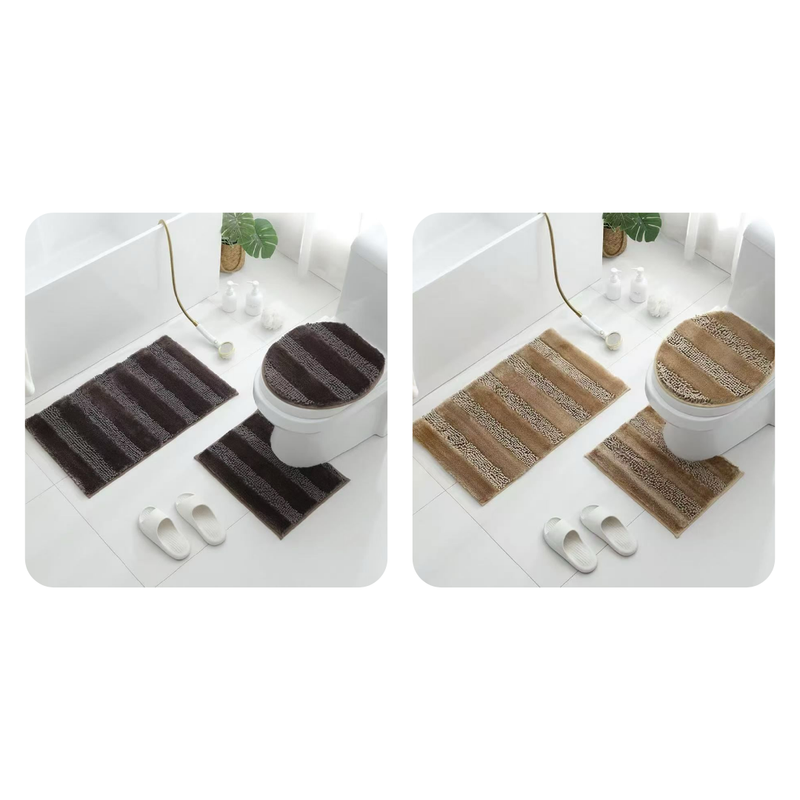 CHENILLE TOILET SET