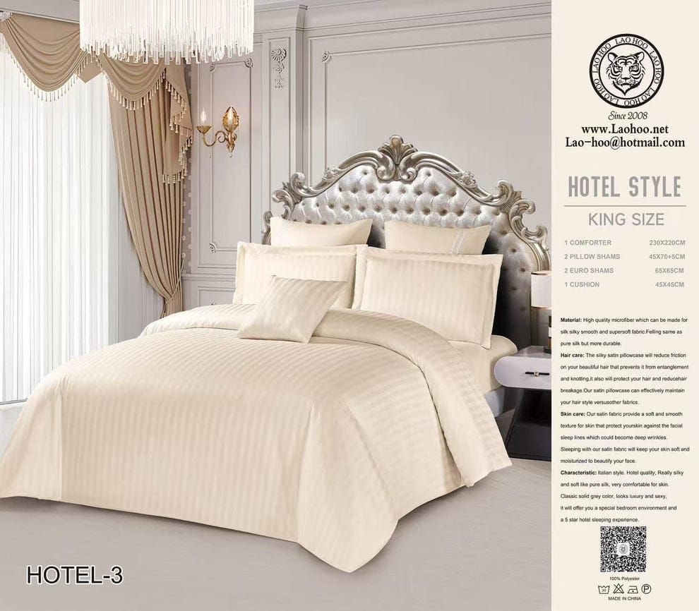 HOTEL STRIPE COMFORTER SET