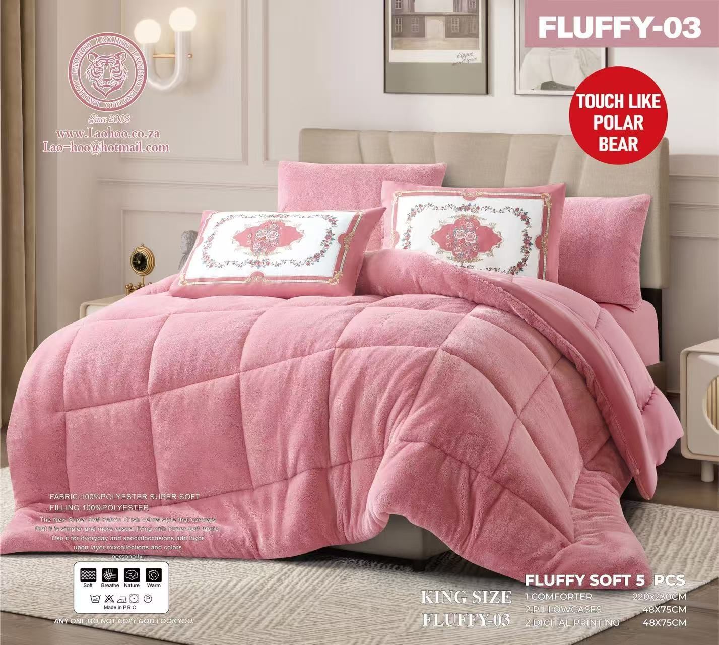POLAR FLUFFY FLEECE COMFORTER