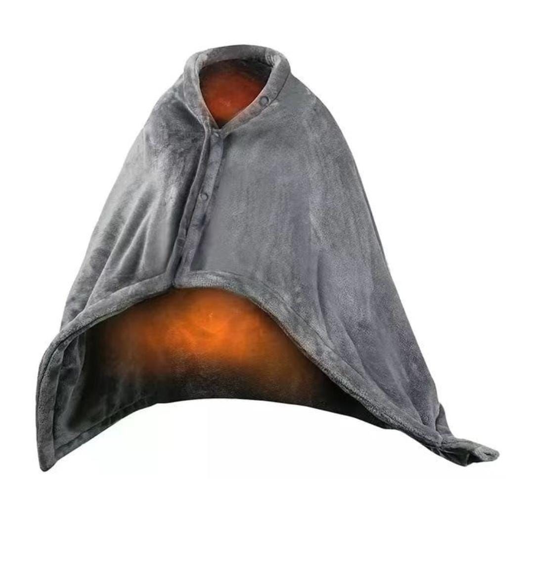 ELECTRIC FLEECE PONCHO