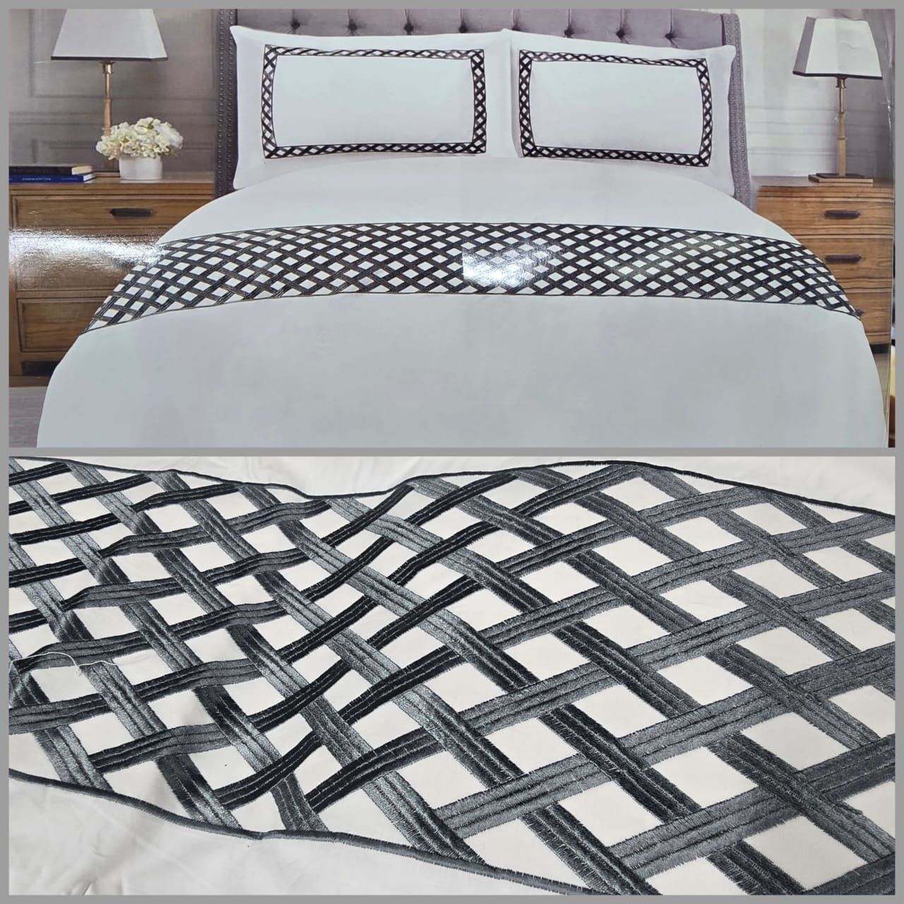 CASSY DUVET COVER- WHITE