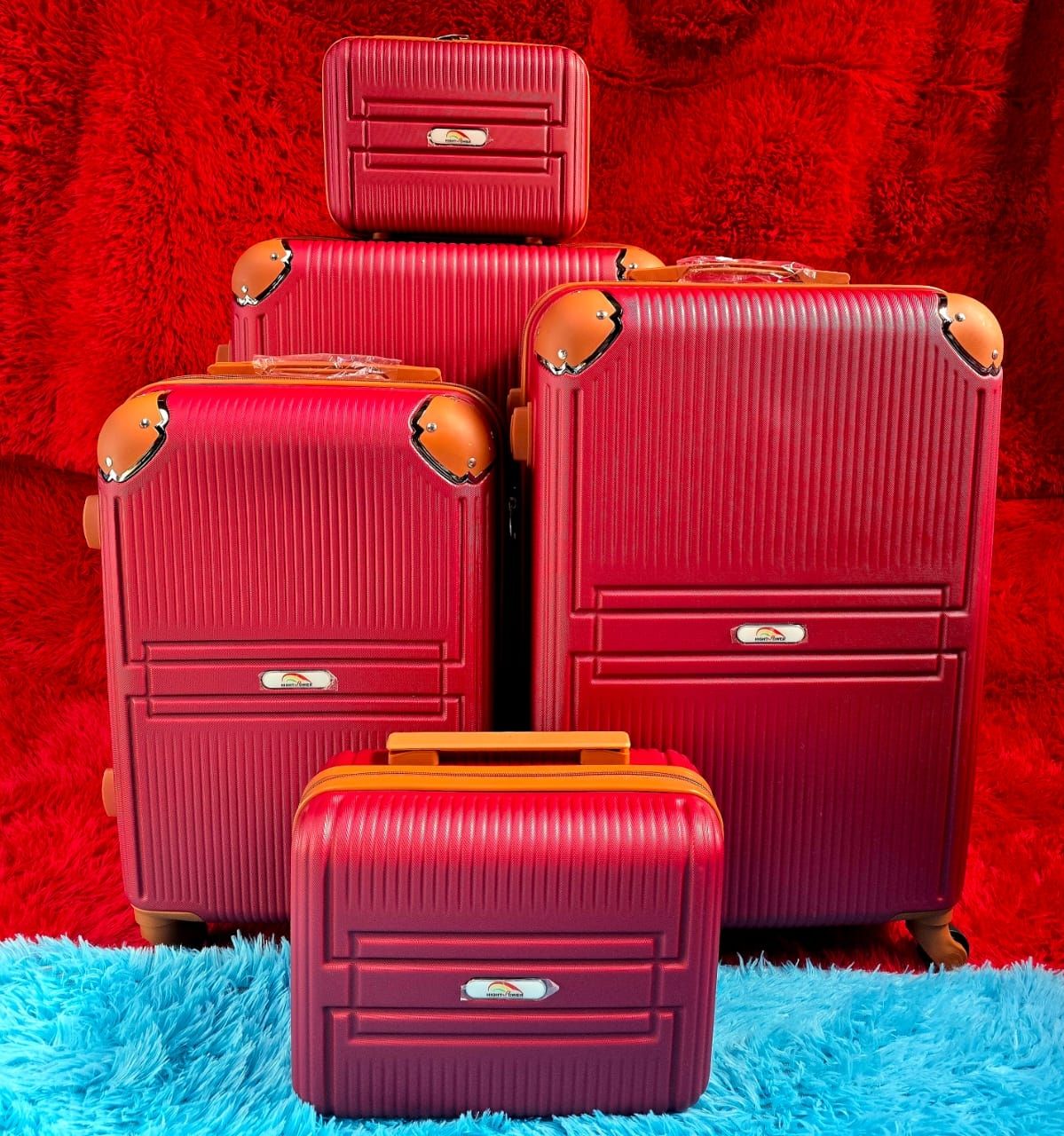TWO TONE 5P TRAVEL SET