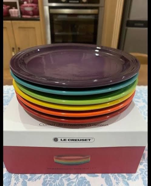 LC ROUND PLATES- RAINBOW