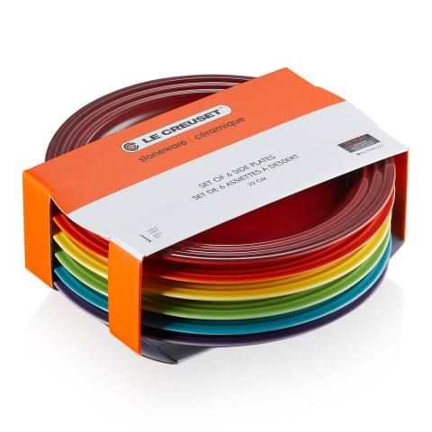 LC ROUND PLATES- RAINBOW