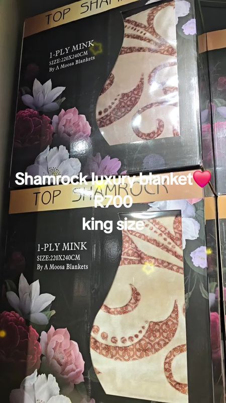 TOP SHAMROCK MINK BLANKET
