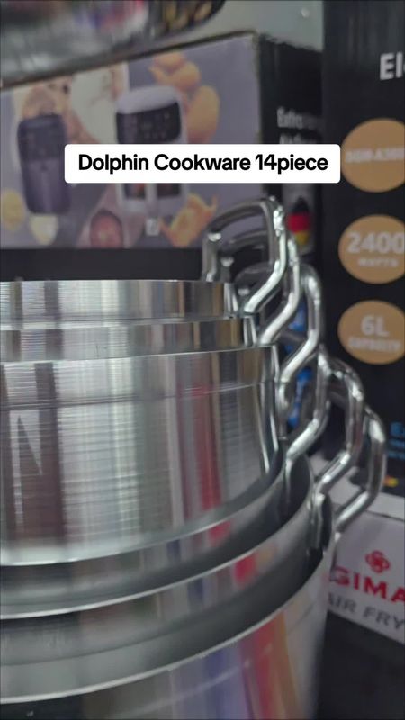 DOLPHIN ALUMINUM COOKWARE SET 14P