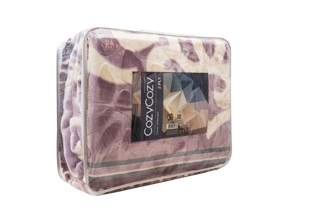 COZY COZY MINK BLANKET- PURPLE