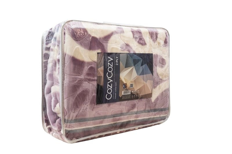 COZY COZY MINK BLANKET- PURPLE