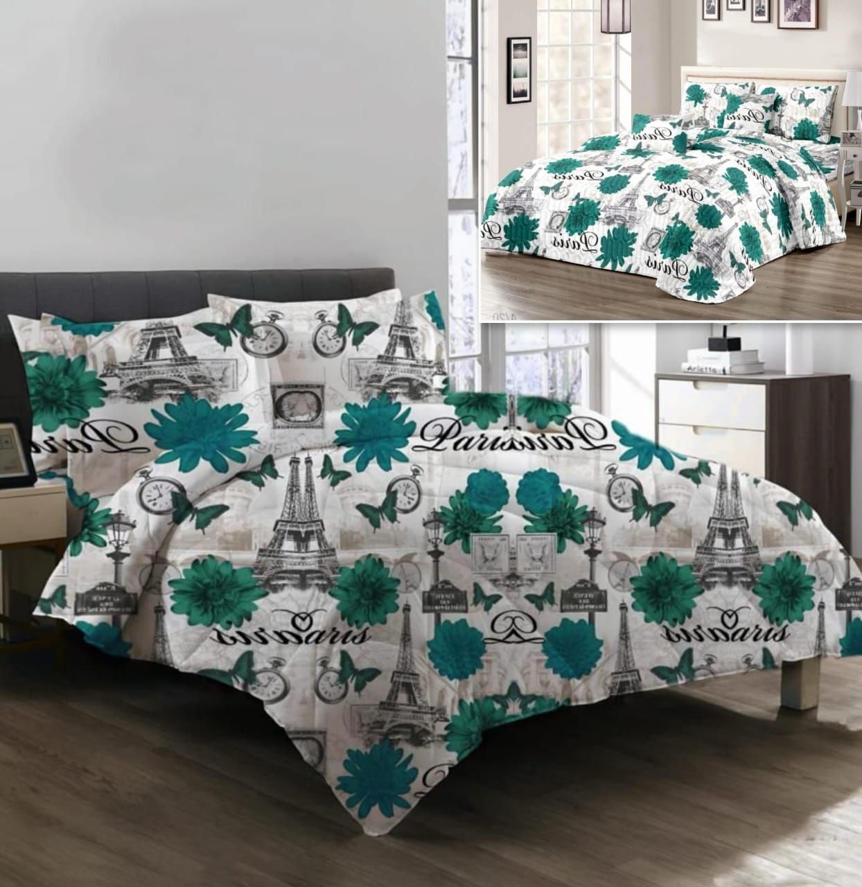 PARIS GREEN COMFORTER
