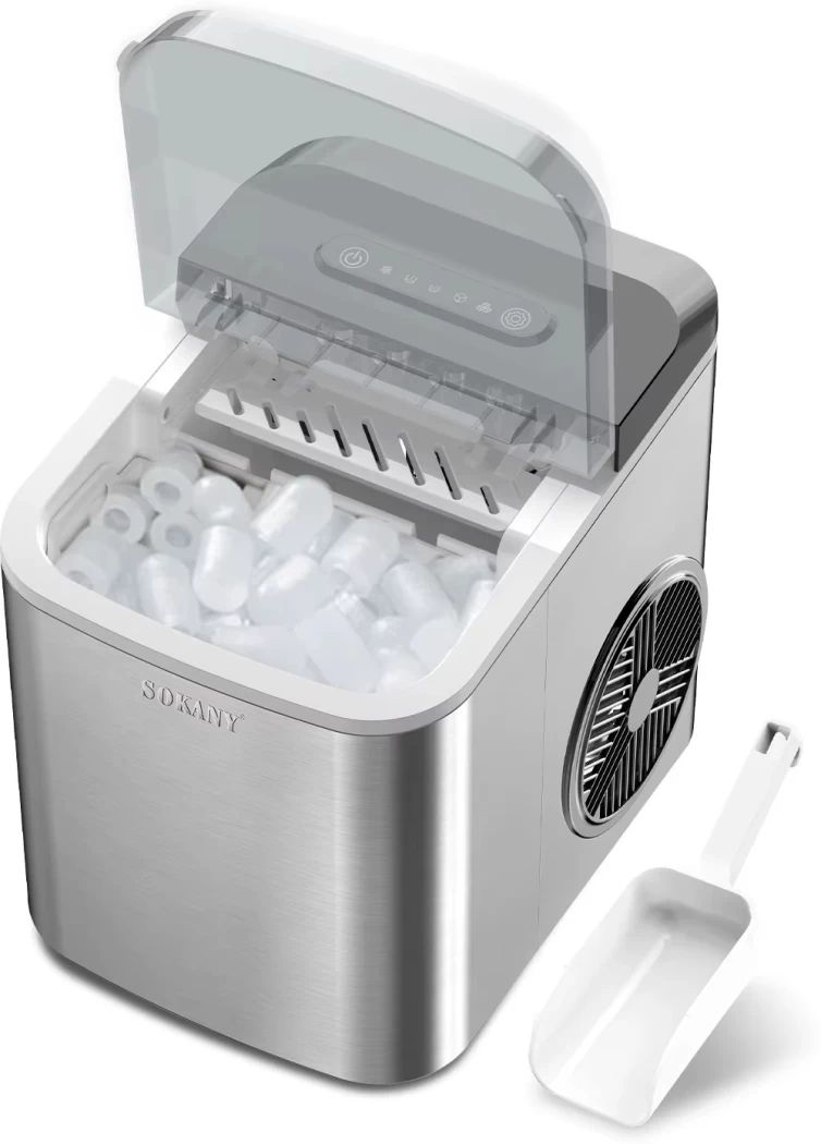 SOKANY ICE MAKER SILVER