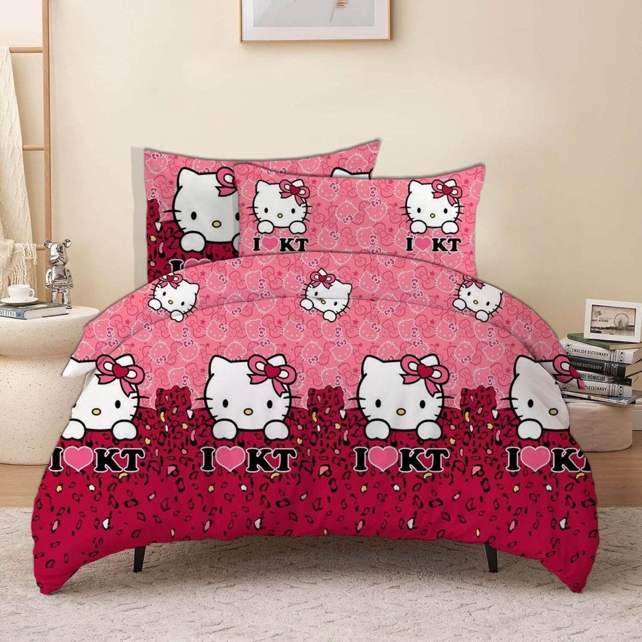 HELLO KITTTY 2 COMFORTER SET 