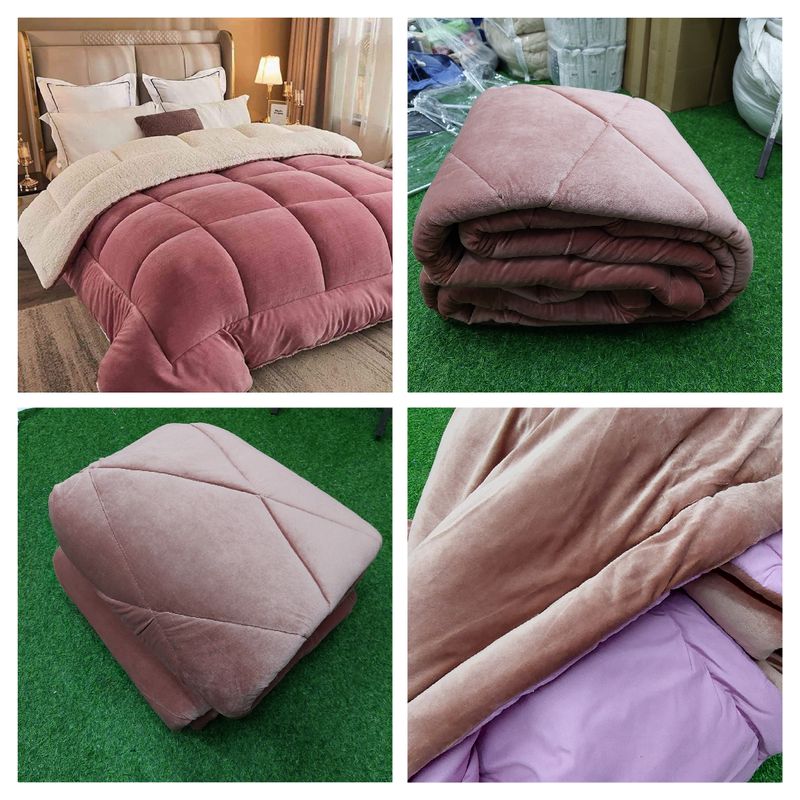 BLUSH VELVET COMFORTER
