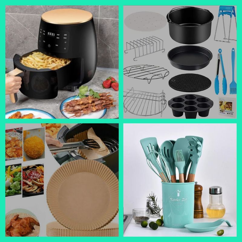 AIRFRYER COMBO GREEN