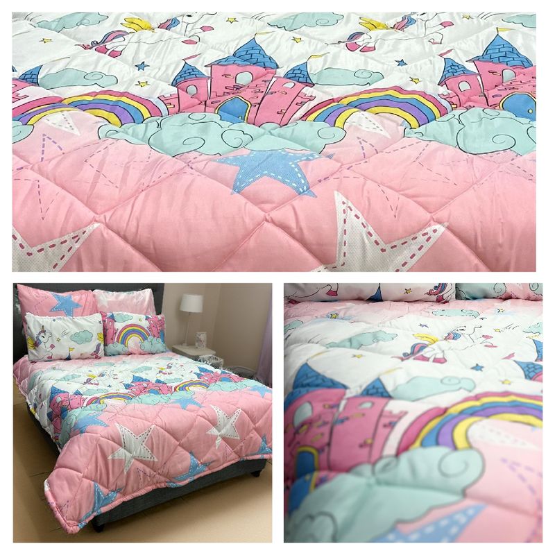KIDS COMFORTER- UNICORN RAINBOW