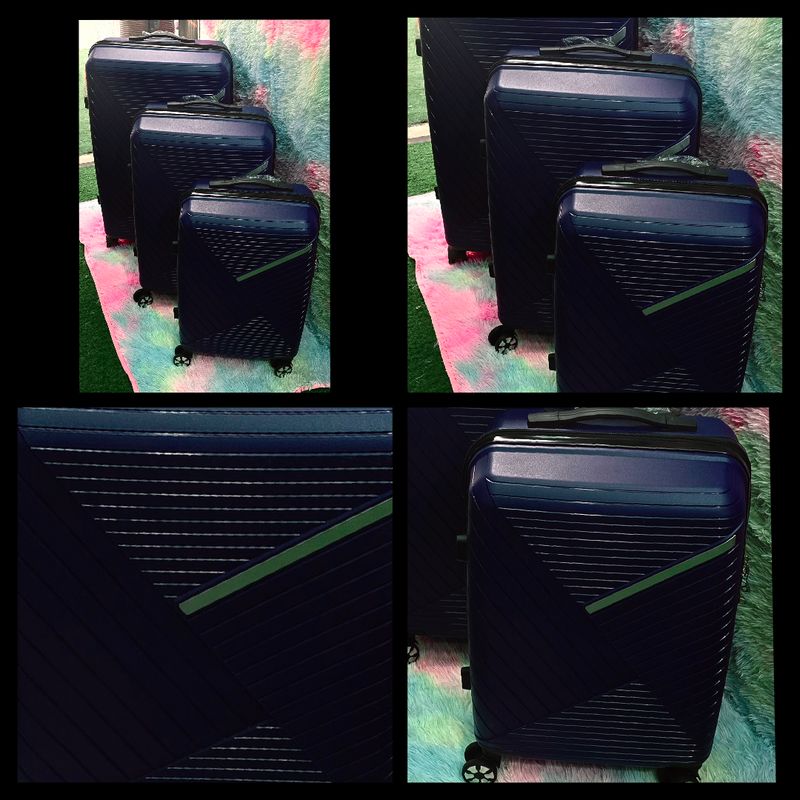 RUBBER PP LUGGAGE BAG SET- 3PIECE