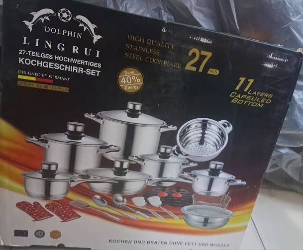 DOLPHIN COOKWARE SET 27P