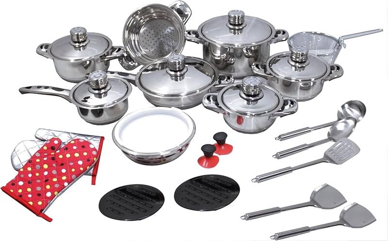 DOLPHIN COOKWARE SET 27P