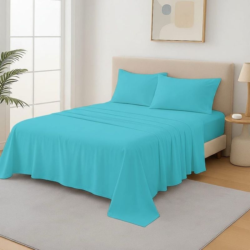 COTTON SHEET SET 4P