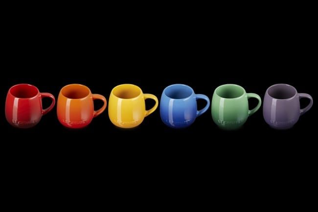 LC ROUNDED RAINBOW MUGS