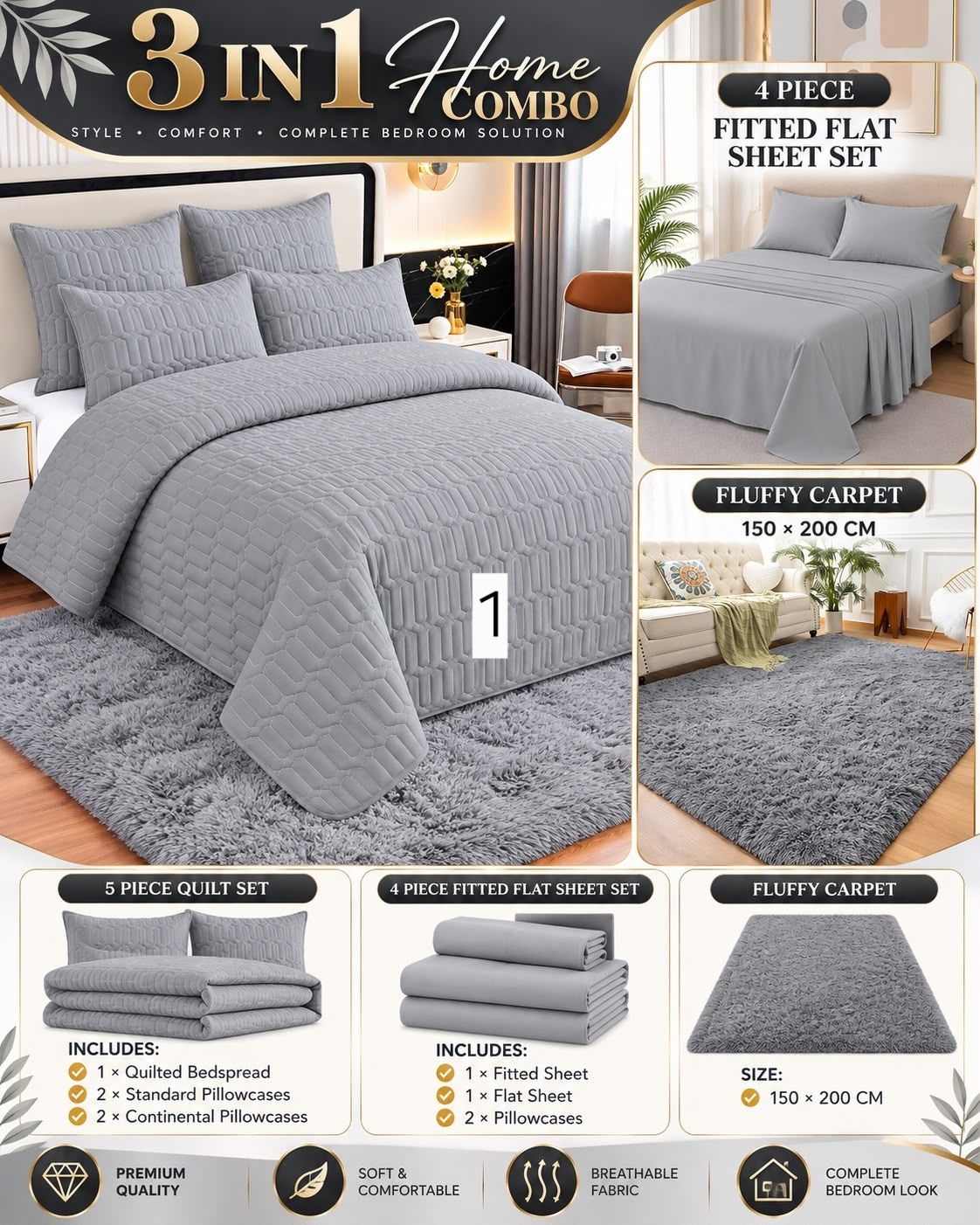 BEDROOM COMBO 10P
