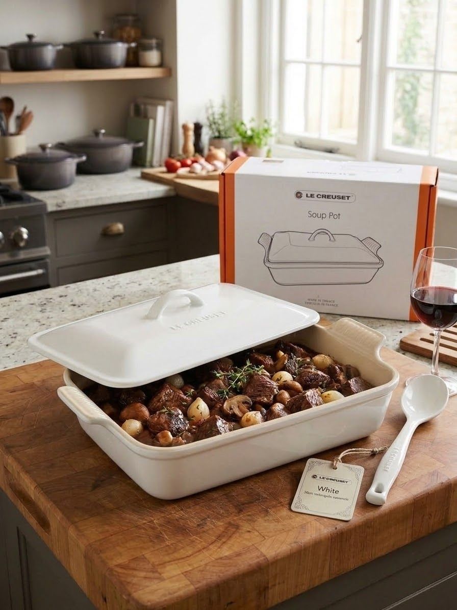 LC OVEN DISH- WHITE