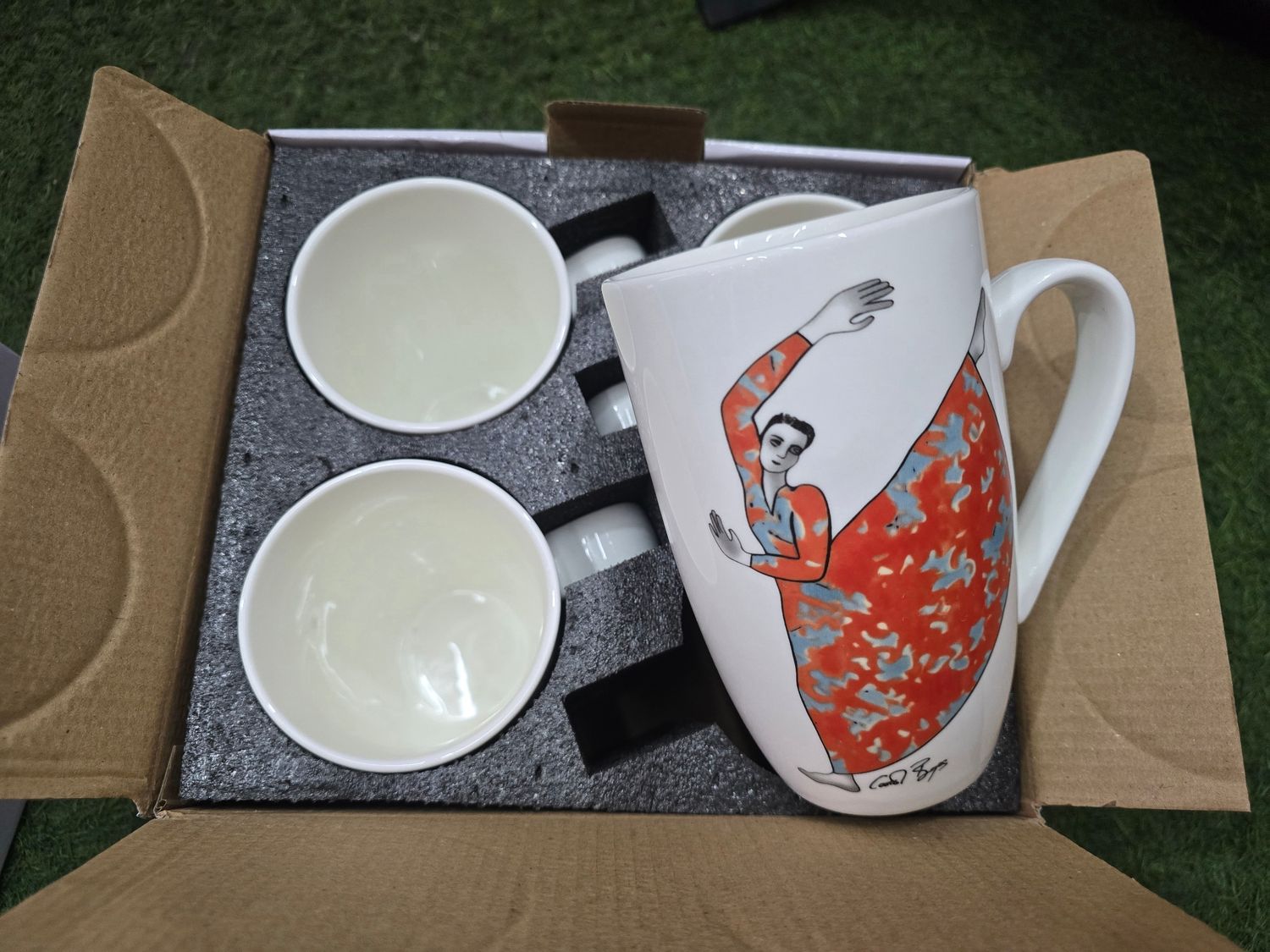 CB TALL MUGS- ORANGE