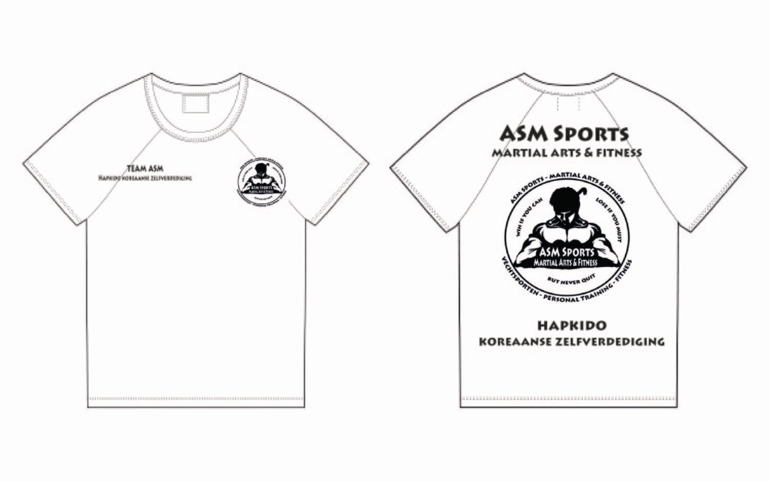 T-shirt club dry-fit HAPKIDO