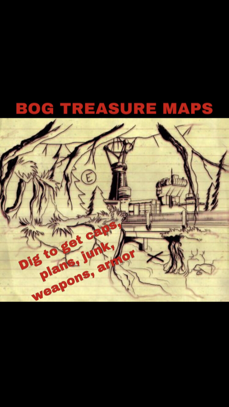 Cranberry Bog Treasure Maps X1000