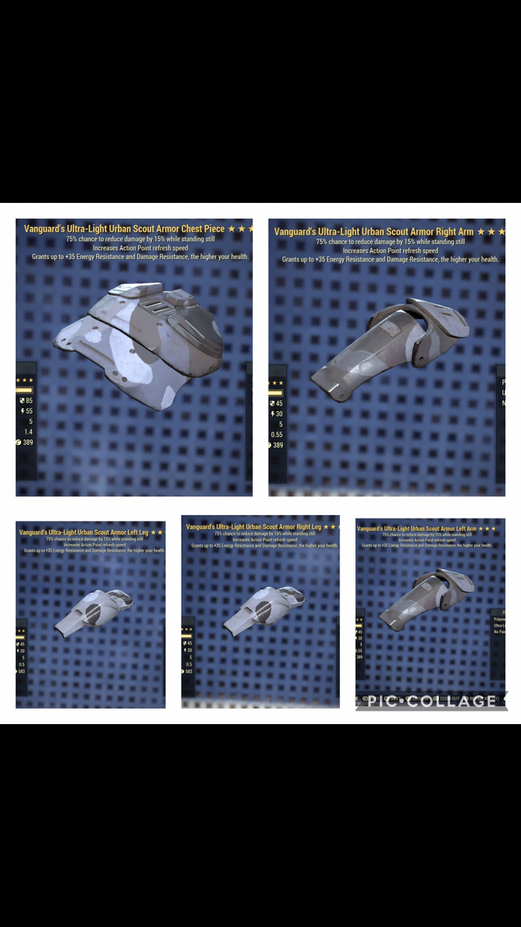 Vanguard AP Refresh Sentinel Scout Full Set