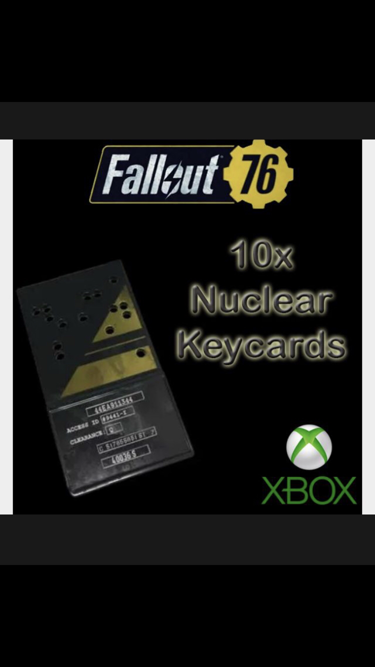 Nuclear Keycards X10