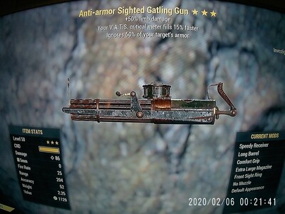 Anti Armor 50/15 Gatling Gun