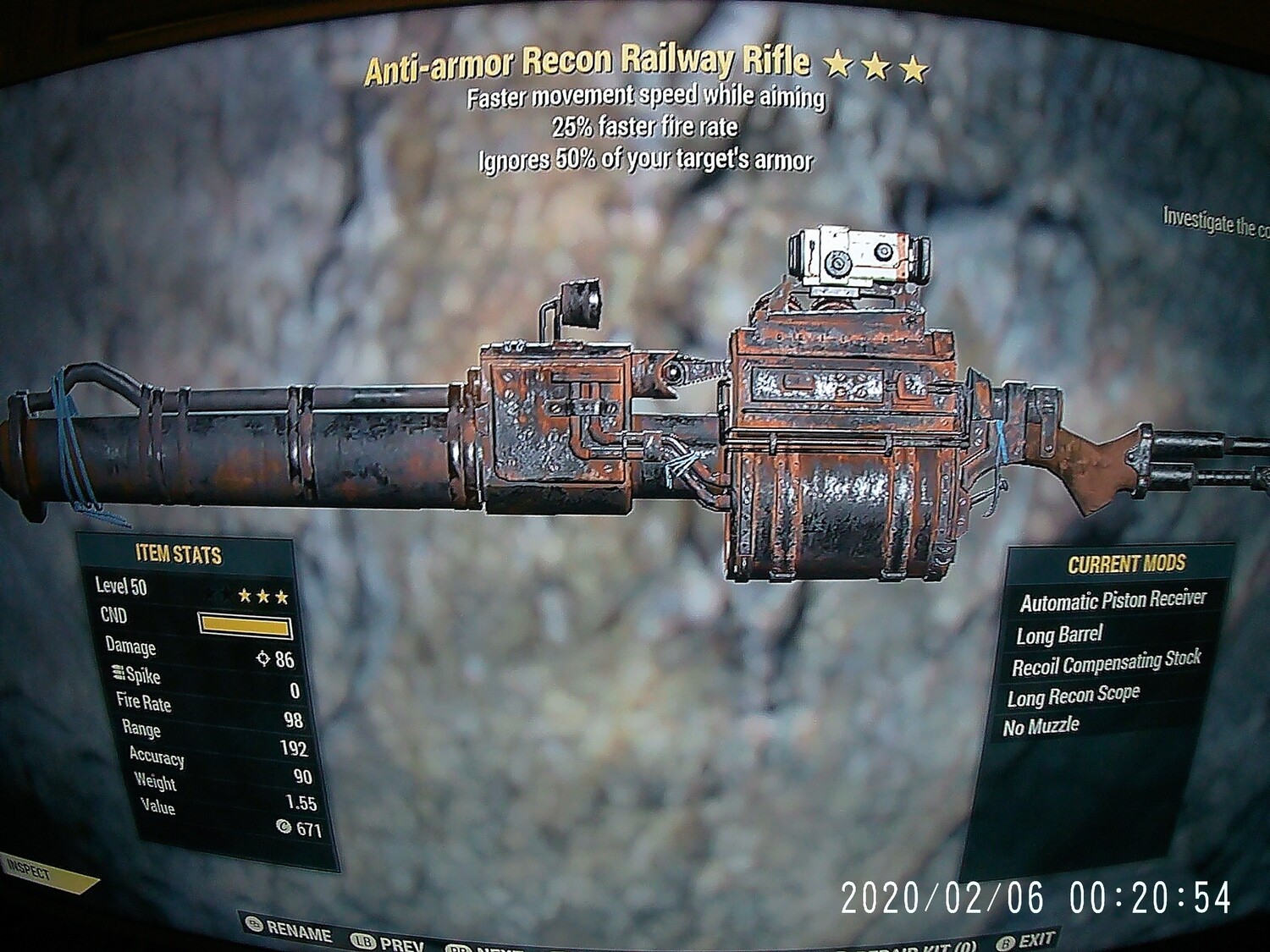 Anti-Armor 25/FMS Railway Rifle