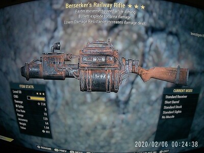 Beserkers Explosive FMS Railway Rifle