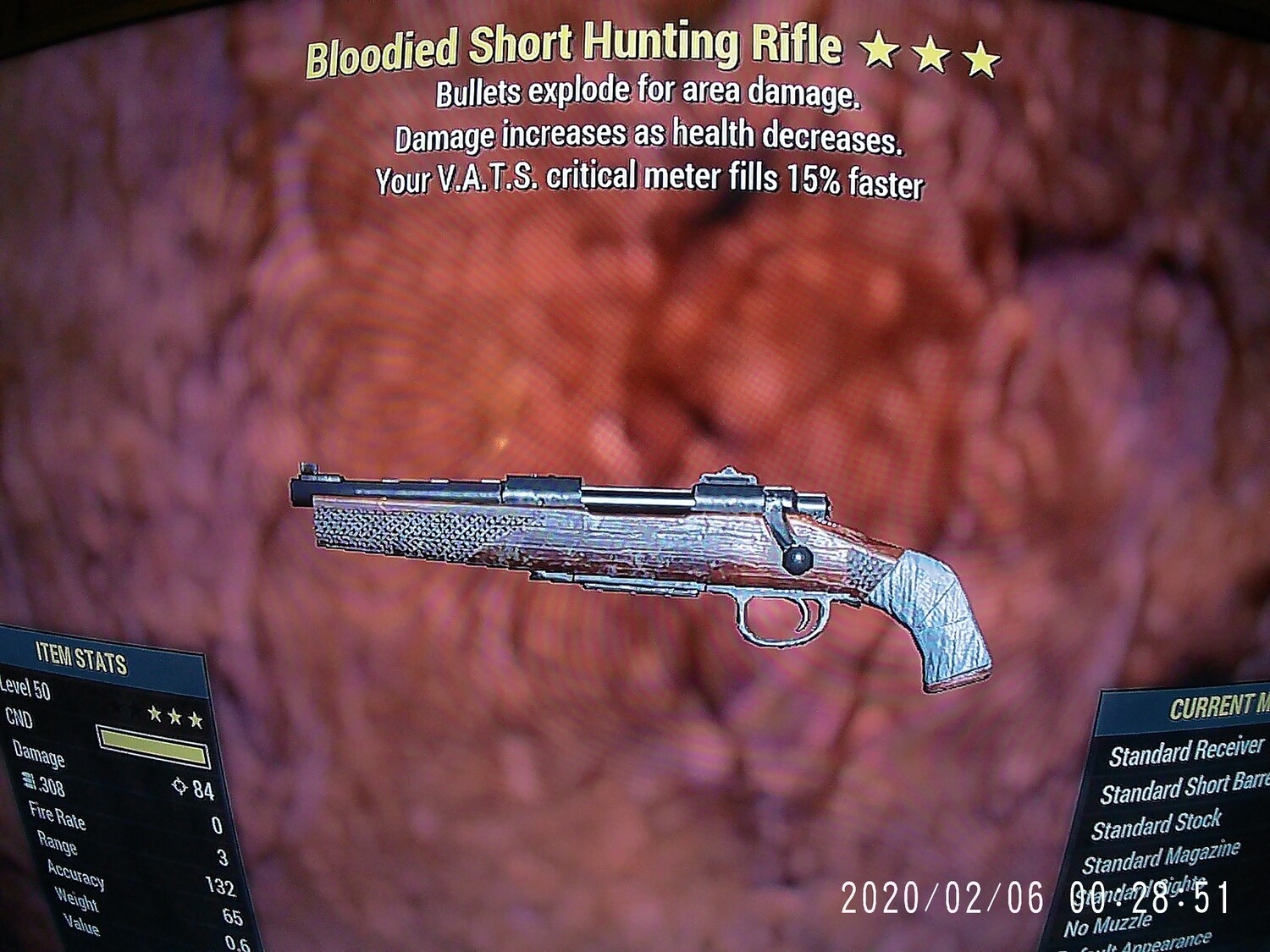 Bloodied Explosive 15c Hunting Rifle