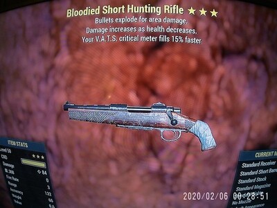 Bloodied Explosive 15c Hunting Rifle