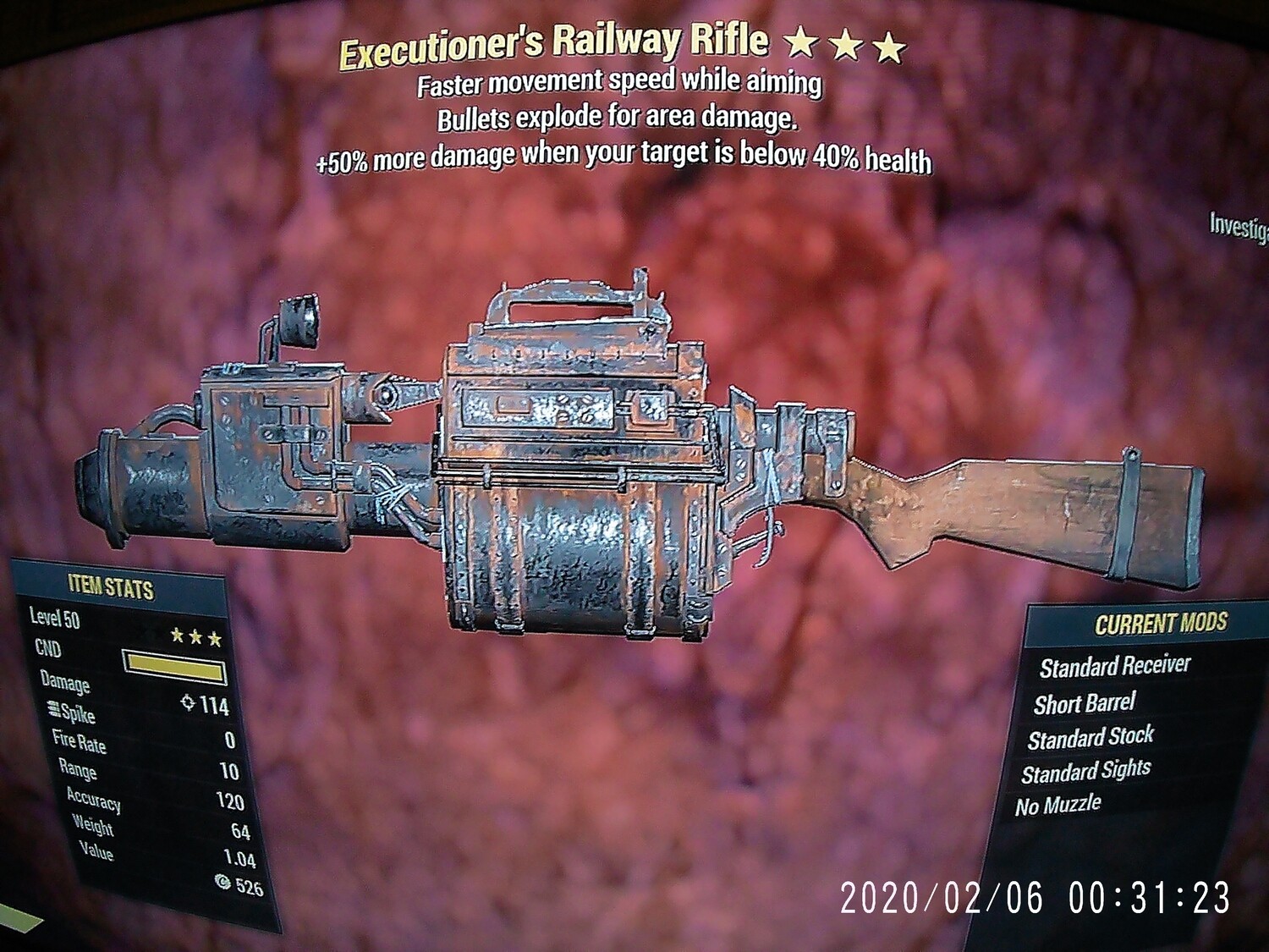 Executioners Explosive FMS Railway Rifle