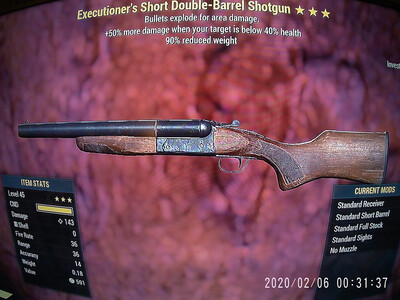 Executioners Explosive 90 Double Barrel Shotgun