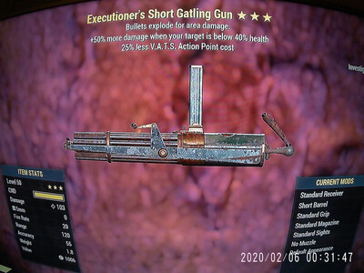 Executioners Explosive 90 Gatling Gun
