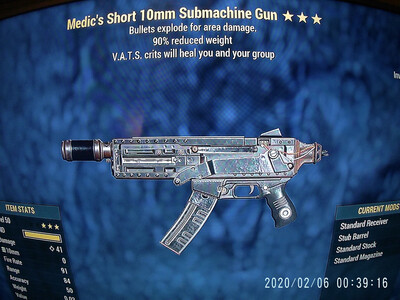 Medics Explosive 90 10mm Submachine Gun