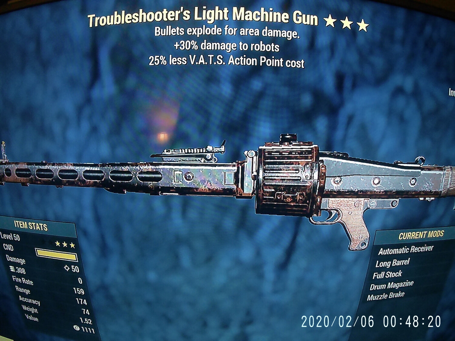 Troubleshooters Explosive Light Machine Gun