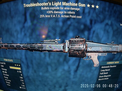 Troubleshooters Explosive Light Machine Gun