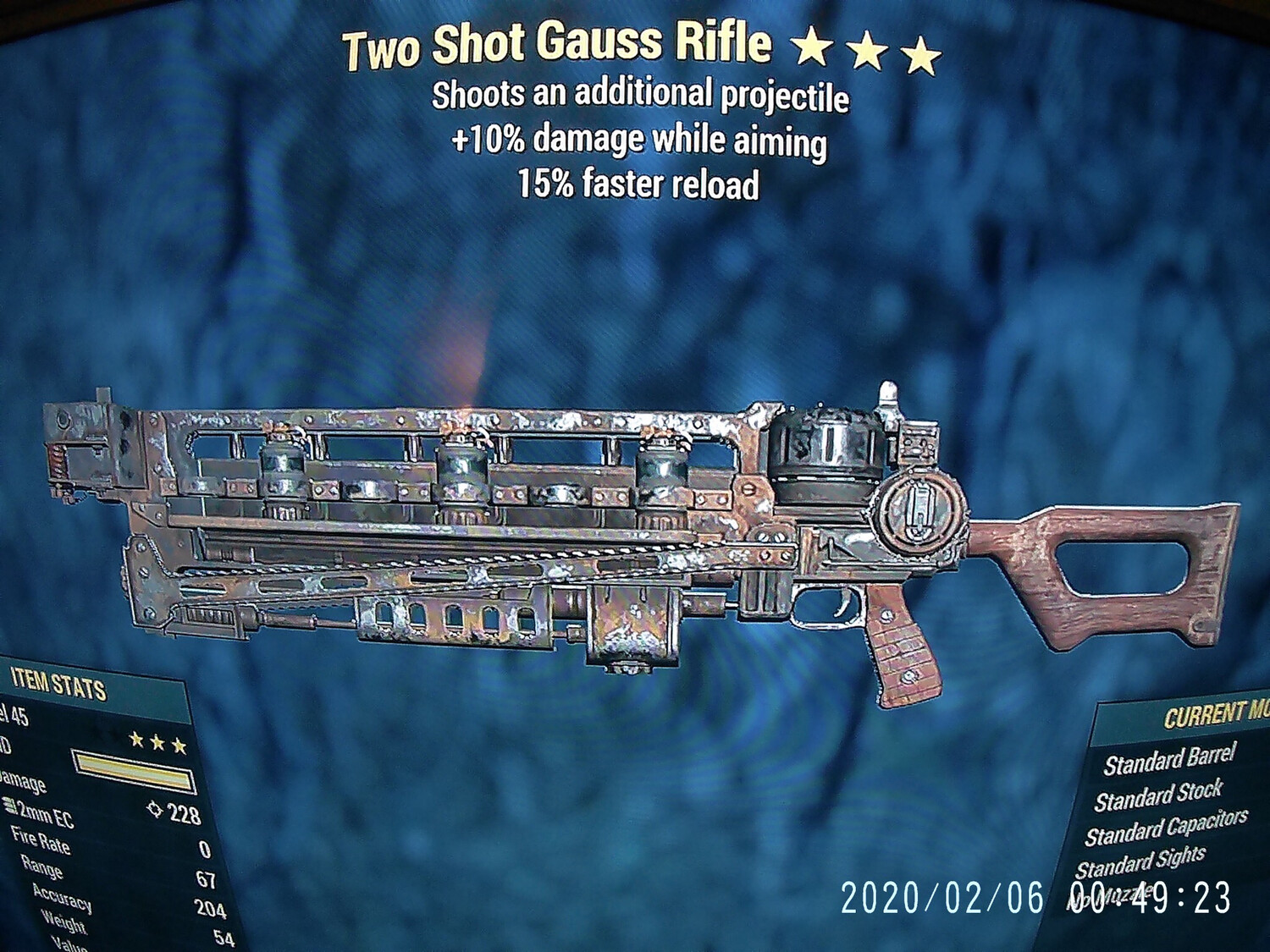 Two Shot 25/15 Gauss Rifle