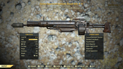 Furious Explosive Assault Rifle
